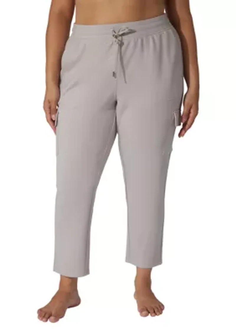 Plus Scuba Jamie Tapered Pants with Cargo Pockets