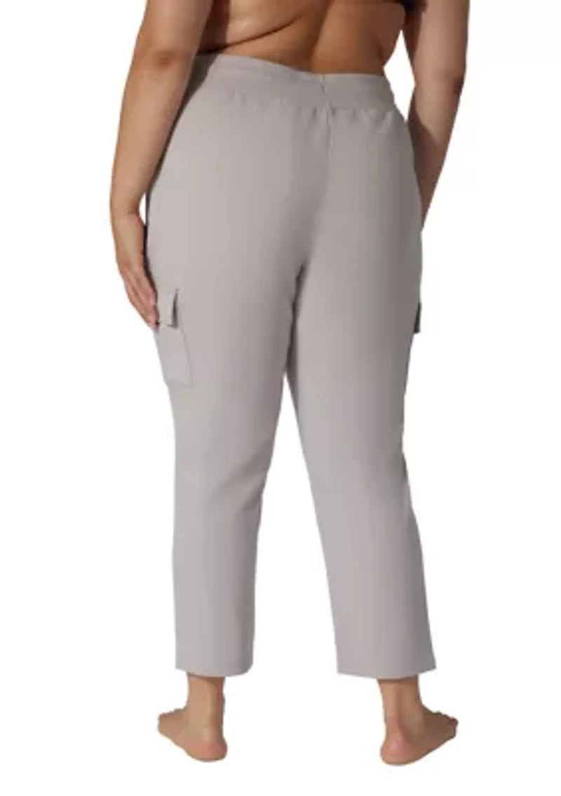 Plus Scuba Jamie Tapered Pants with Cargo Pockets