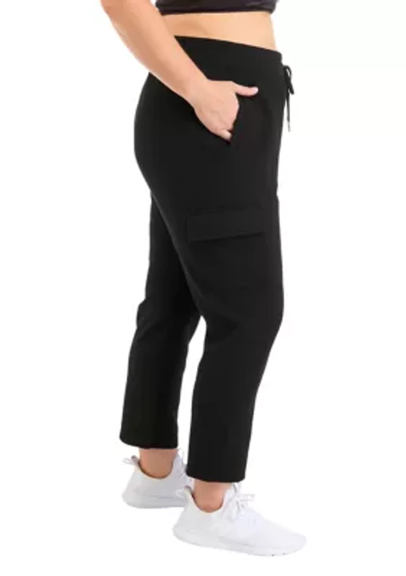 Plus Scuba Jamie Tapered Pants with Cargo Pockets