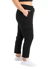 Plus Scuba Jamie Tapered Pants with Cargo Pockets