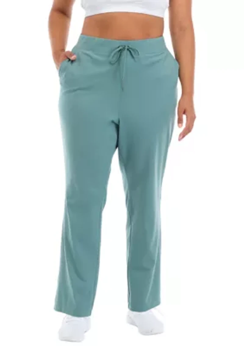 Plus Lux Avenue Straight Leg Pants