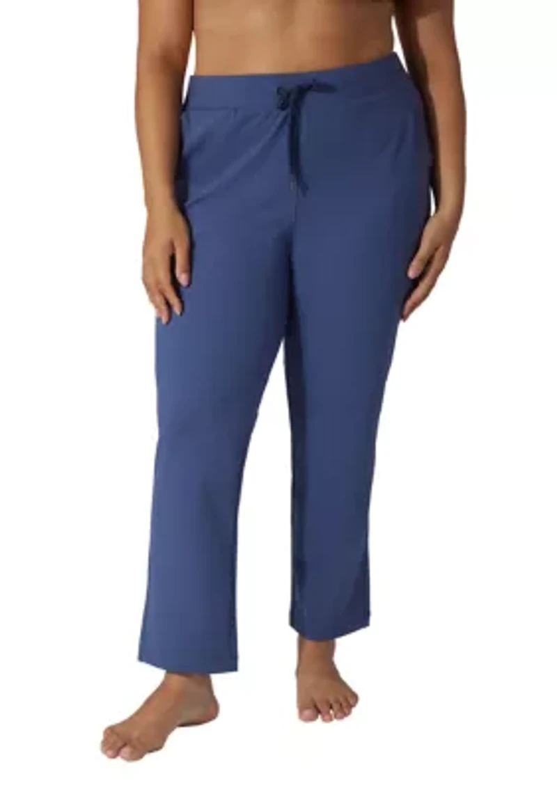 Plus Lux Avenue Straight Leg Pants