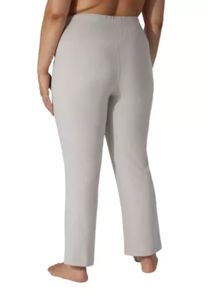 Plus Lux Avenue Straight Leg Pants