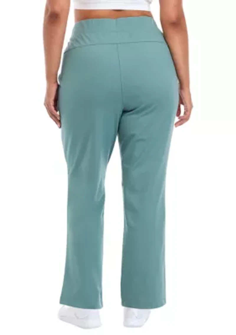 Plus Lux Avenue Straight Leg Pants