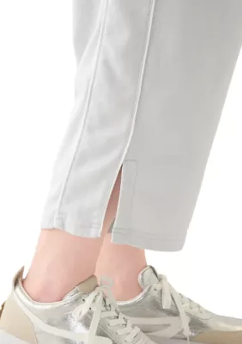 Plus Baby Wash Crop Capri Sweatpants