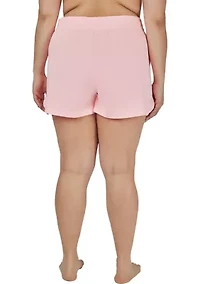 Plus Stone Wash Up Shore Shorts
