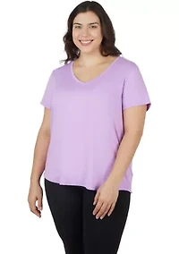 Plus V-Neck T-Shirt