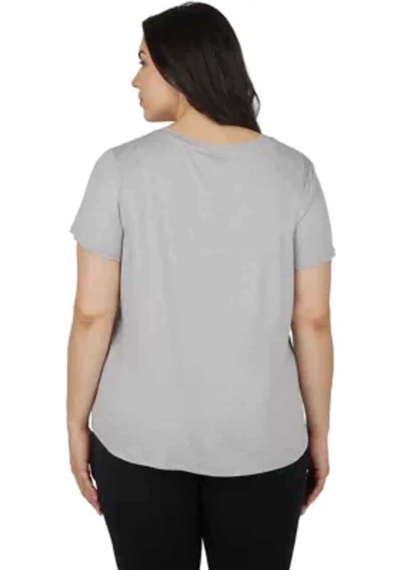Plus V-Neck T-Shirt