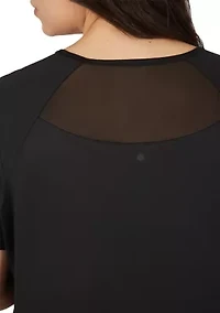 Plus Crew Neck Raglan Tessa T-Shirt