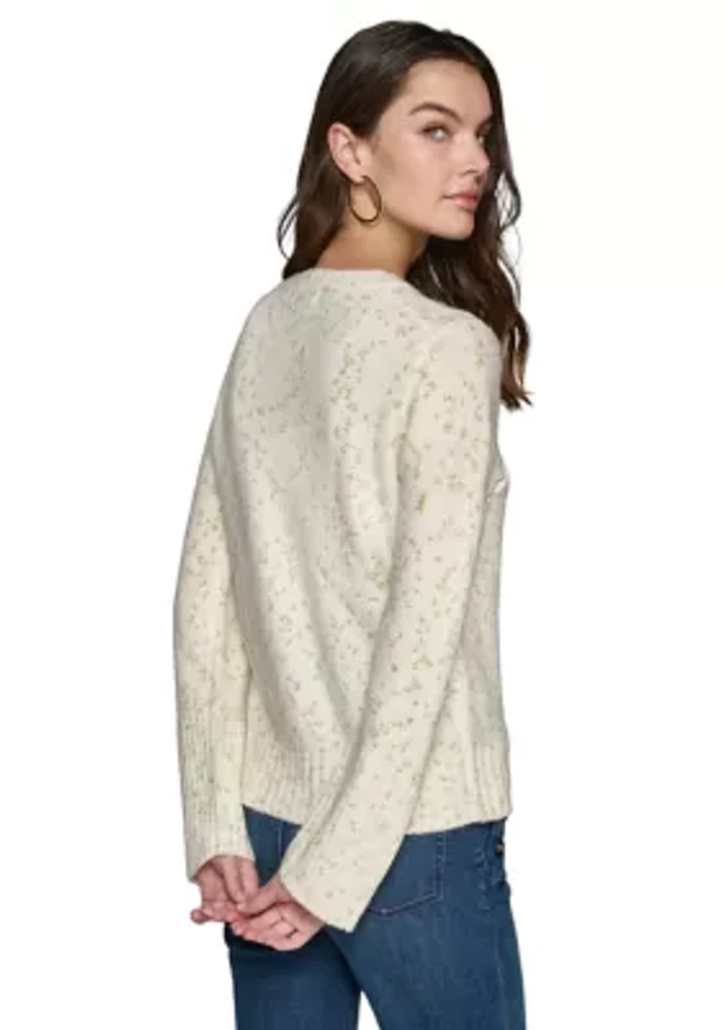 Women's Bonjour Eyelash Sweater