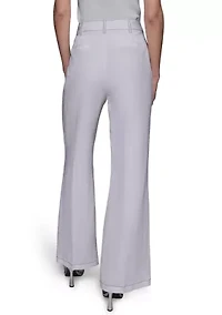 Women's Front Button Wide Leg Pants