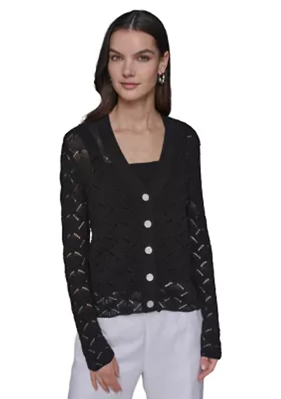 Women's Feather Fan Cardigan