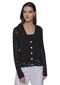 Women's Feather Fan Cardigan