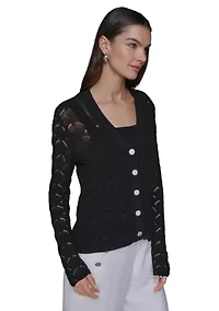 Women's Feather Fan Cardigan