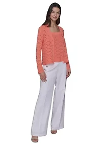 Women's Feather Fan Cardigan