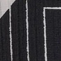 Women's Geometric Square Printed Camp Shirt
