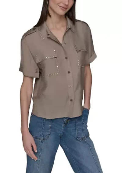 Women's Stud Camp Shirt