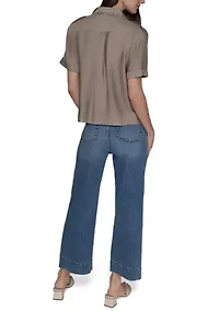 Women's Stud Camp Shirt