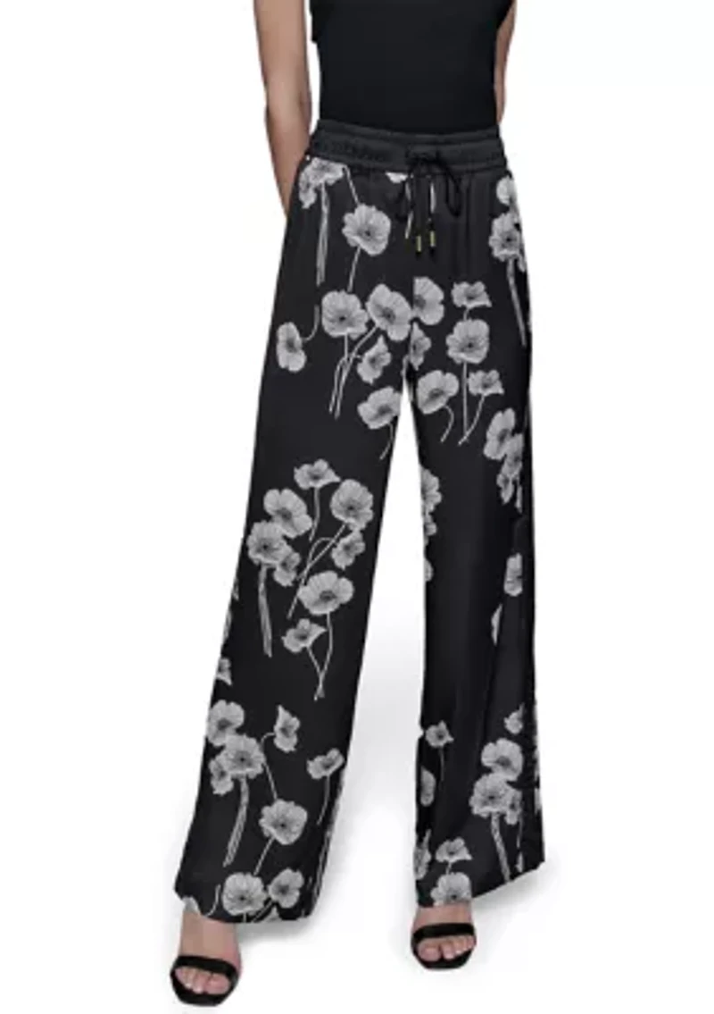 Women's Floral Printed Soft Pants