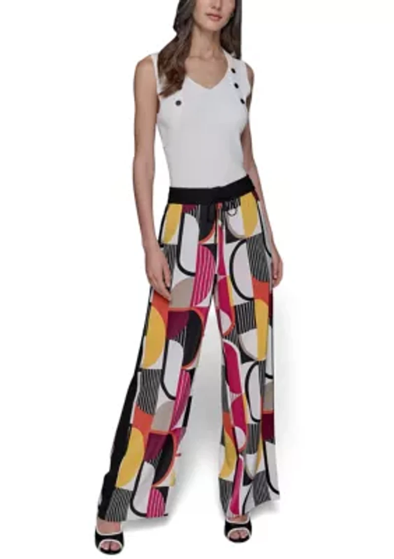 Women's Geo Printed Soft Pants