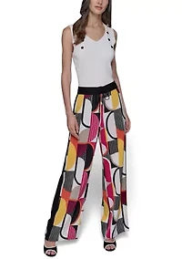 Women's Geo Printed Soft Pants