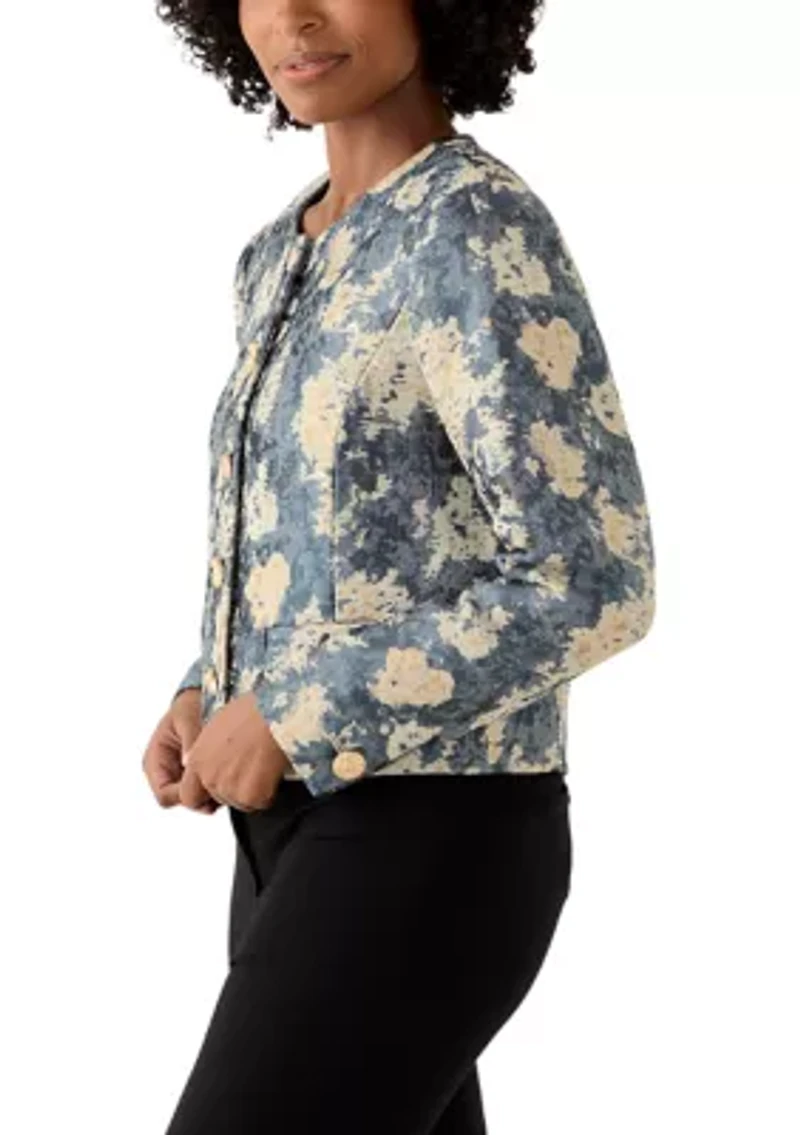 Women's Embroidered Floral Lady Jacket