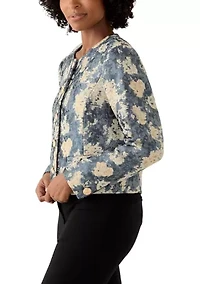 Women's Embroidered Floral Lady Jacket