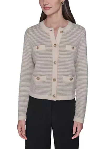 Women's Striped Cardigan