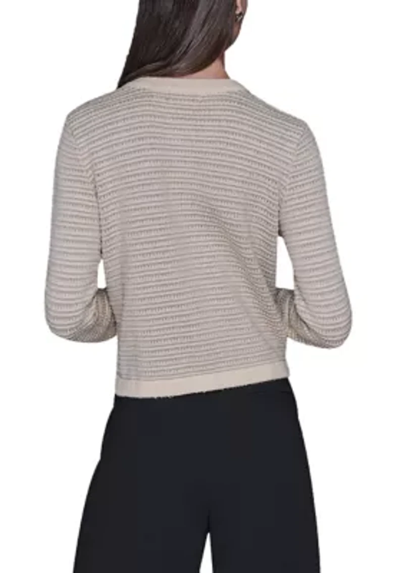 Women's Striped Cardigan