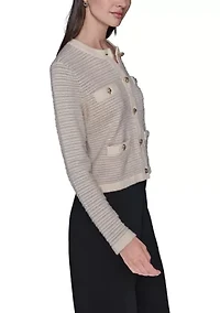 Women's Striped Cardigan