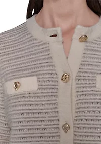 Women's Striped Cardigan