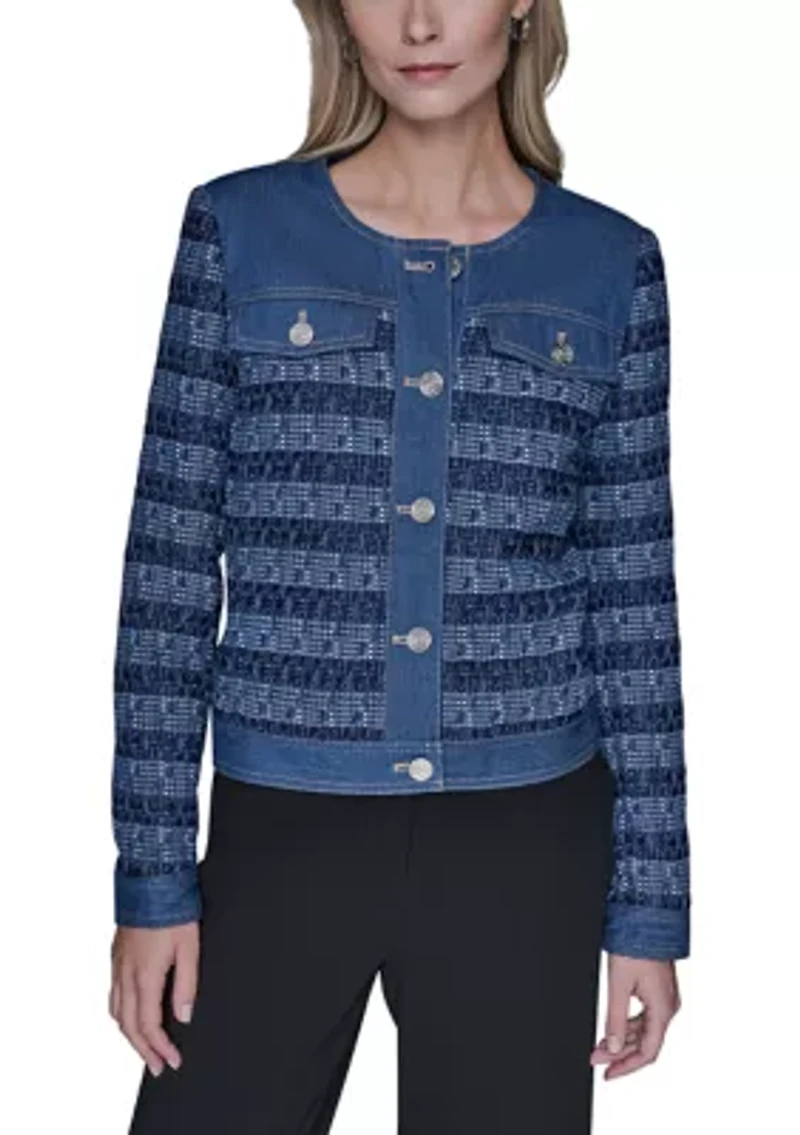Women's Long Sleeve Denim Jacket