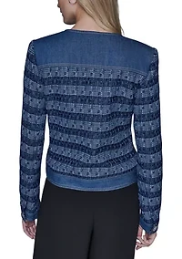 Women's Long Sleeve Denim Jacket