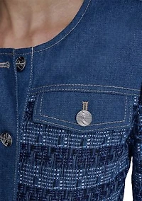 Women's Long Sleeve Denim Jacket