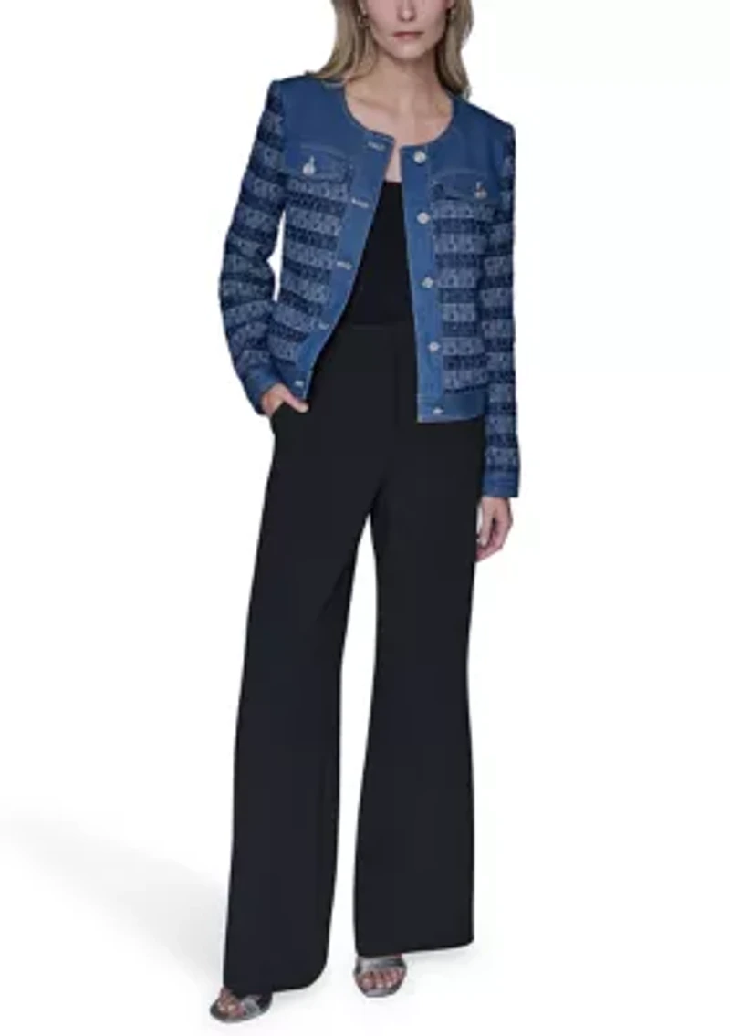 Women's Long Sleeve Denim Jacket