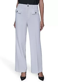 Women's Wide Leg Pocket Front Jeans