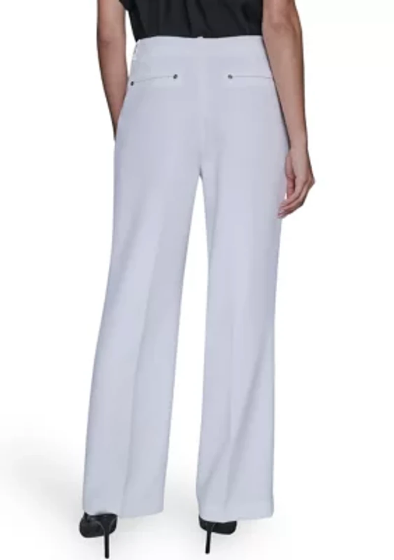 Women's Wide Leg Pocket Front Jeans