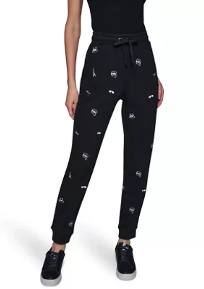 Women's Embroidered Joggers