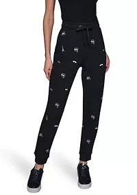 Women's Embroidered Joggers