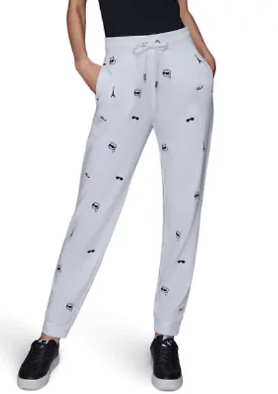 Women's Embroidered Joggers