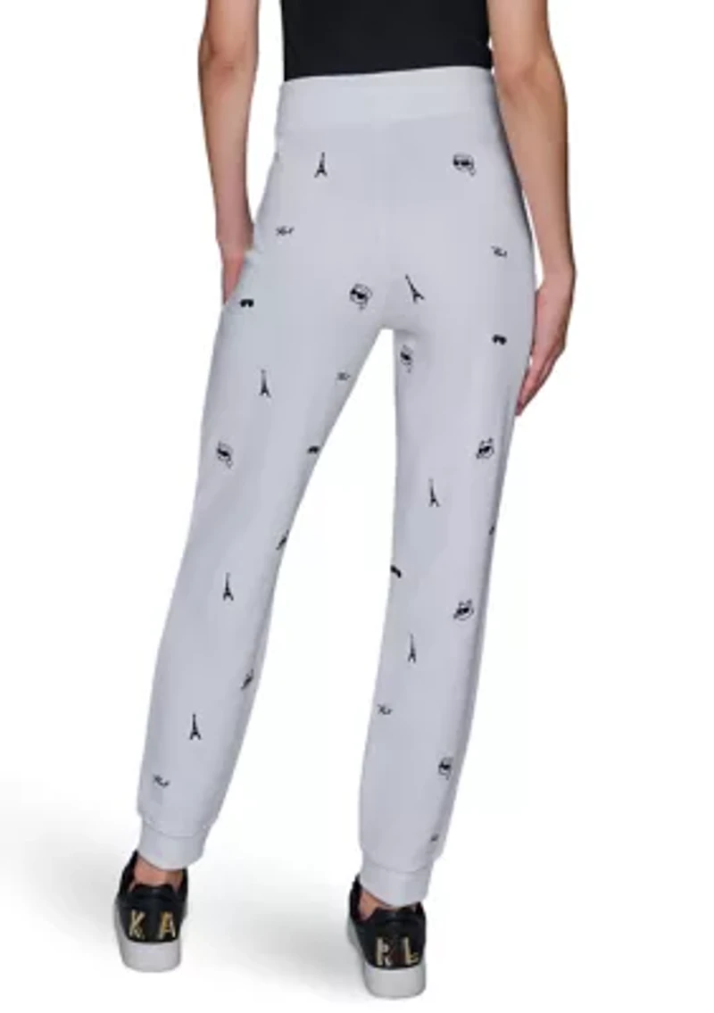 Women's Embroidered Joggers