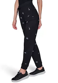 Women's Embroidered Joggers