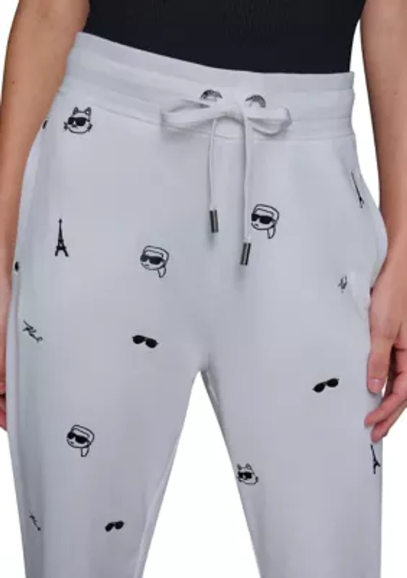 Women's Embroidered Joggers
