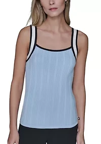 Women's Sleeveless Crew Neck Sweater