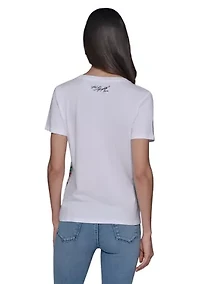 Women's Paris Watercolor Graphic T-Shirt