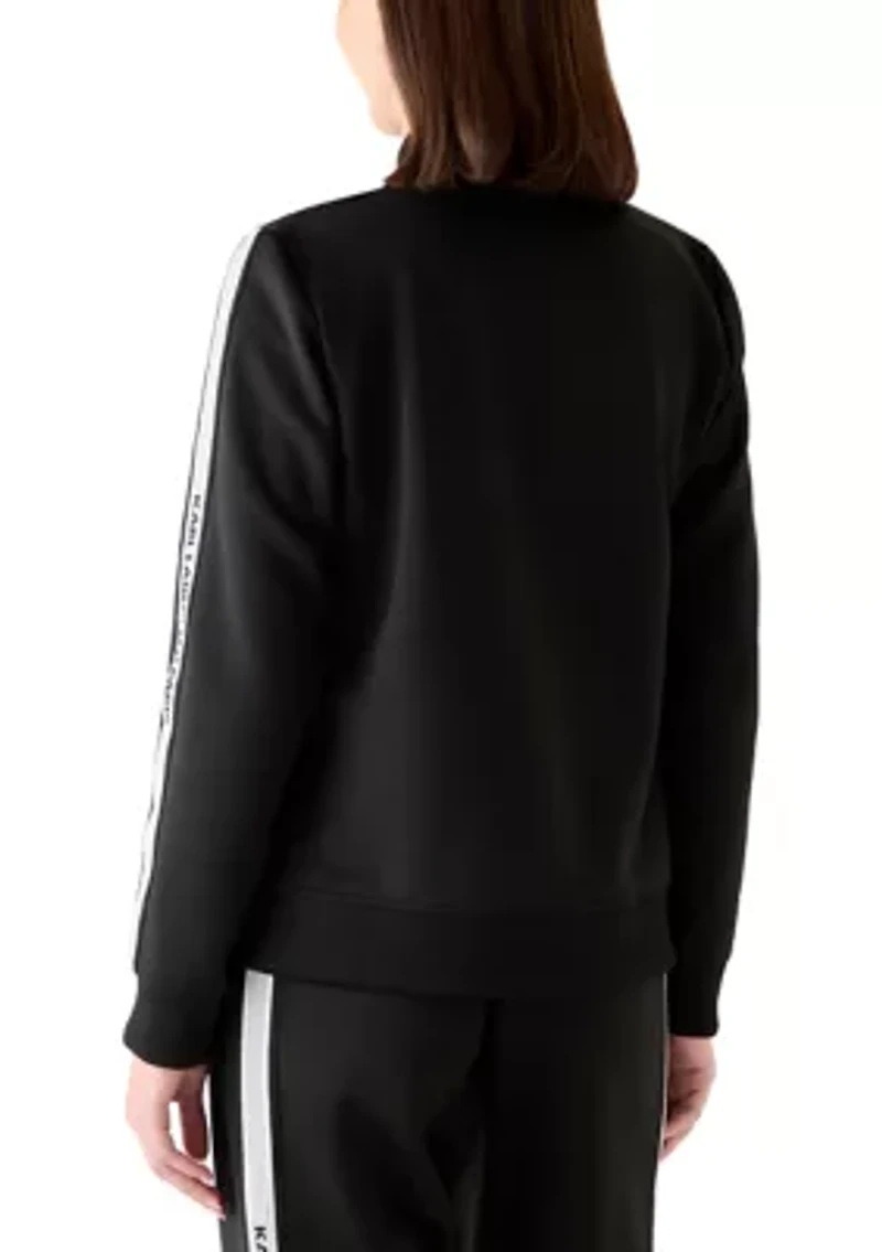 Women's Front Zip Logo Tape Jacket