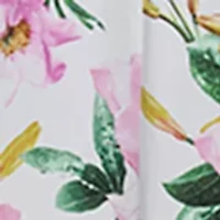 Women's Short Sleeve V-Neck Floral Dress