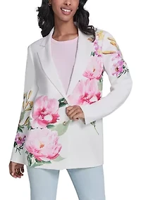 Women's Floral Blazer
