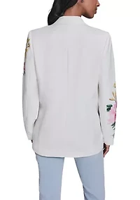 Women's Floral Blazer