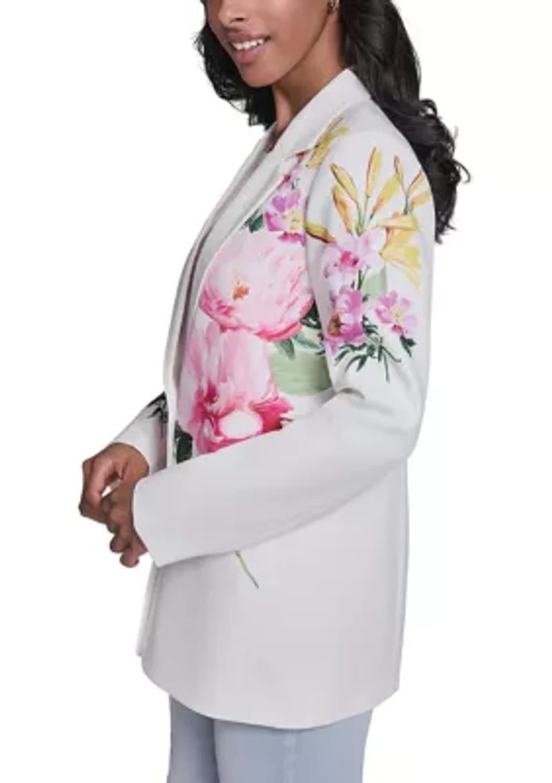 Women's Floral Blazer